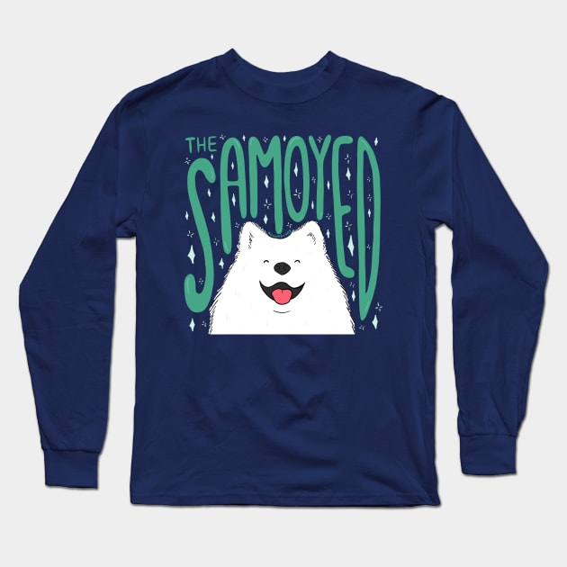 The Samoyed Long Sleeve T-Shirt by Doodle by Meg